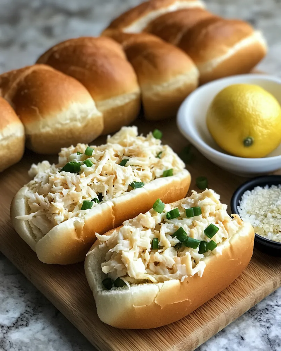 Ingredients for Irresistible Garlic Butter Crab Rolls: A Seafood Delight You Can't Resist