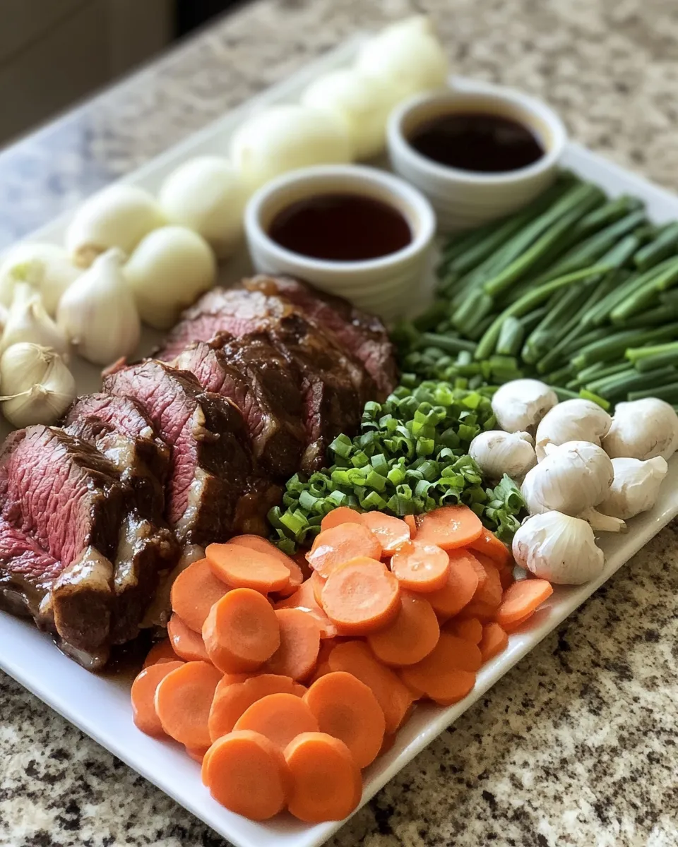 Ingredients for Savor the Flavor: Irresistible Korean Style Pot Roast Recipe