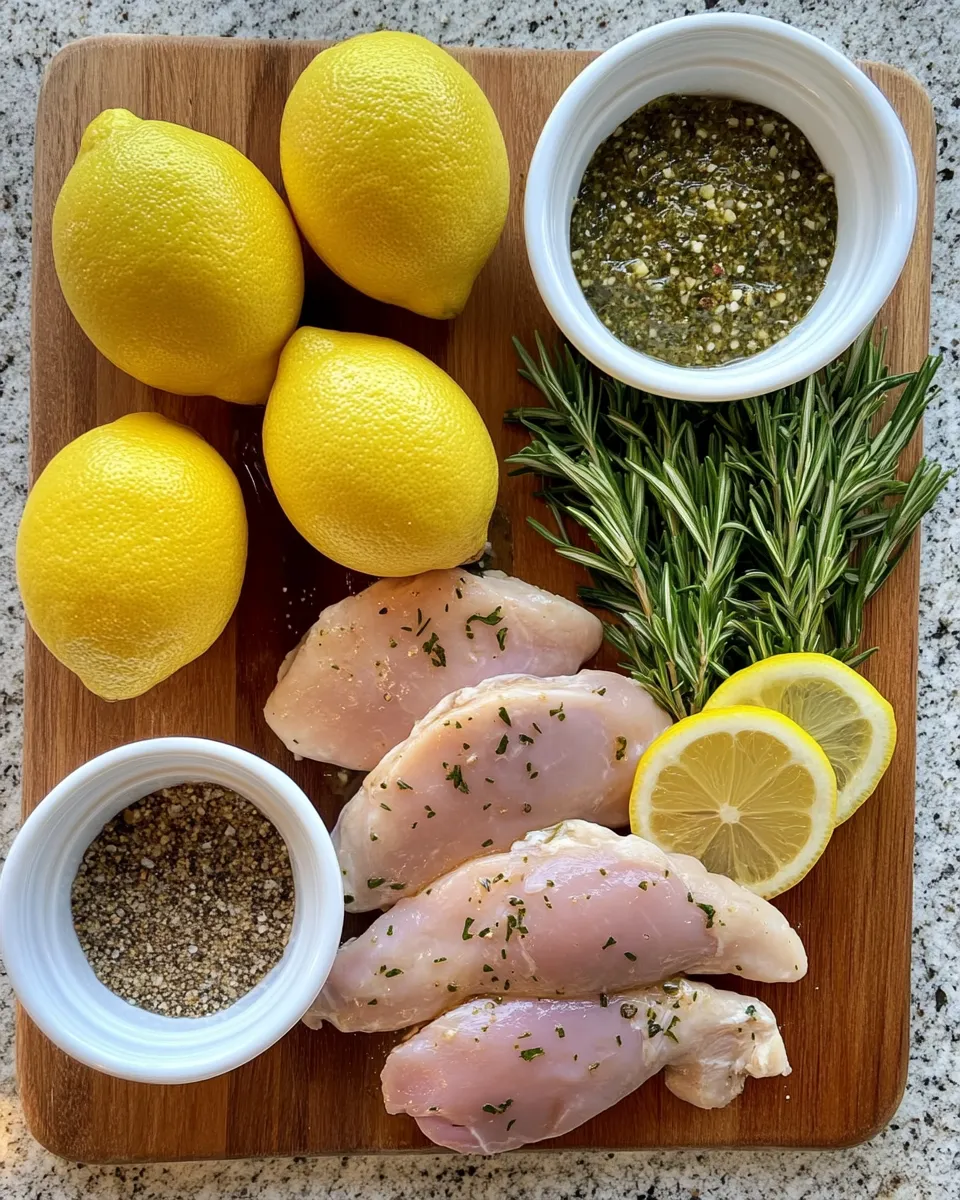 Ingredients for Savory Delights: Elevate Your Dinner with Rosemary Dijon Chicken