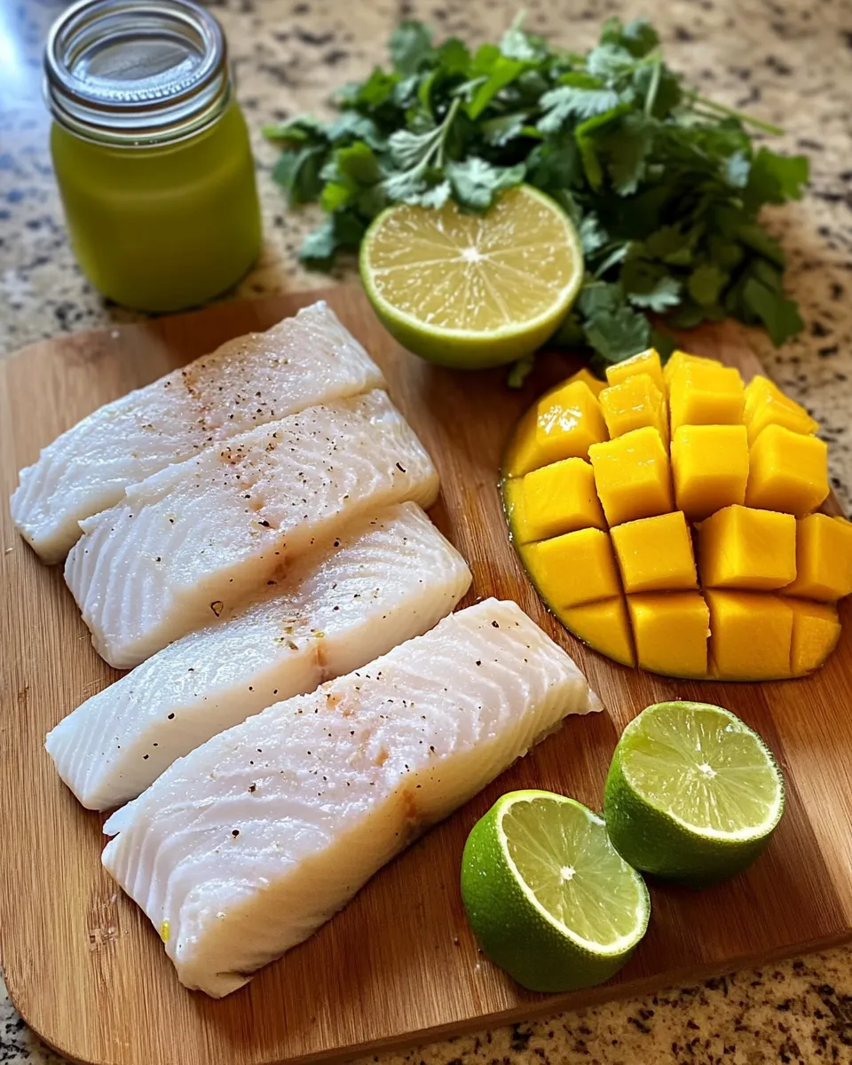 Ingredients for Tropical Bliss: Savor the Flavors of Coconut Mango Fish