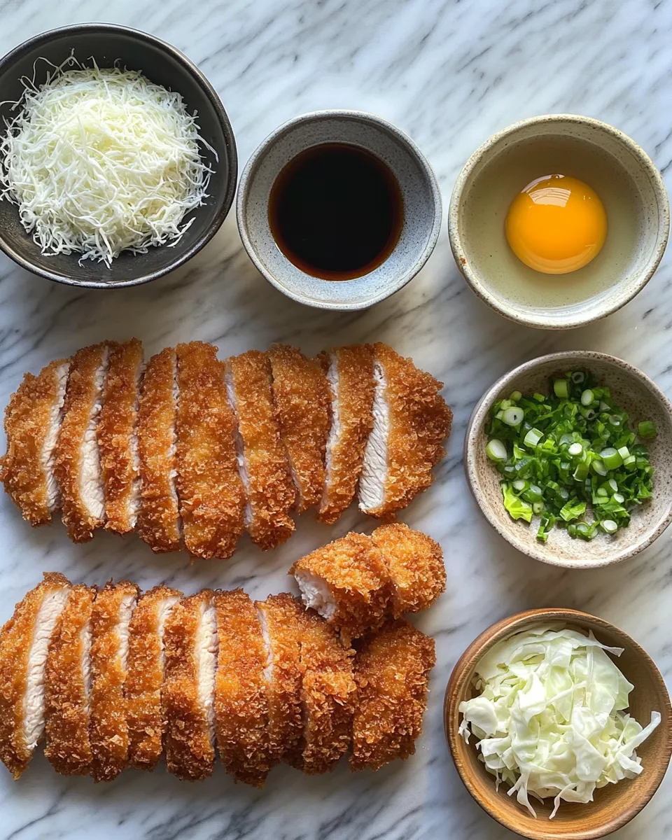 Ingredients for Savor the Crunch: Irresistible Crispy Japanese Katsu Bowls