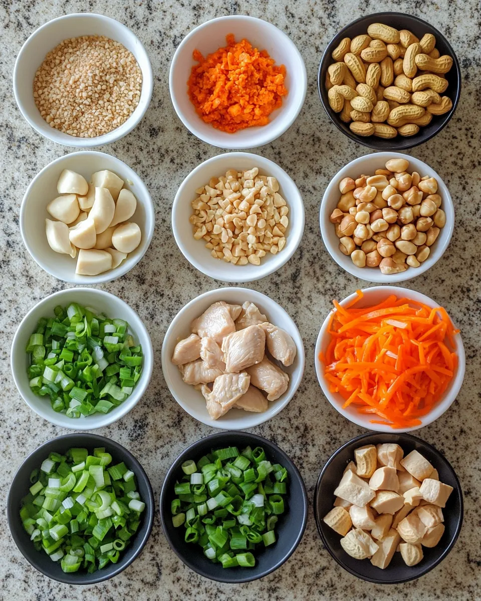 Ingredients for Irresistible Thai Peanut Chicken: A Flavor Explosion You Can't Resist