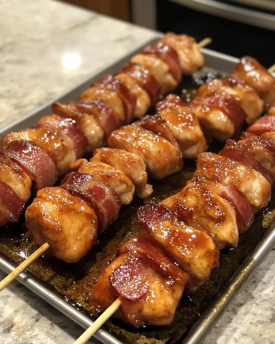 Ingredients for Irresistibly Sweet and Savory: Maple Glazed Bacon Chicken Bites You'll Crave