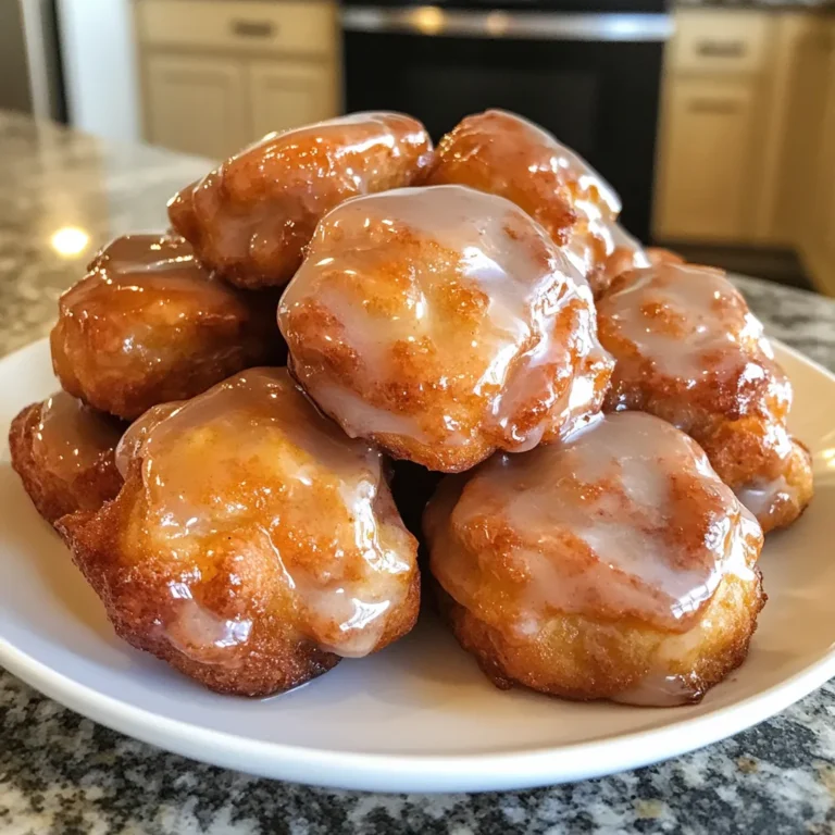 Photo of featured for Irresistibly Delicious Baked Apple Fritters with Glaze: A Sweet Fall Treat