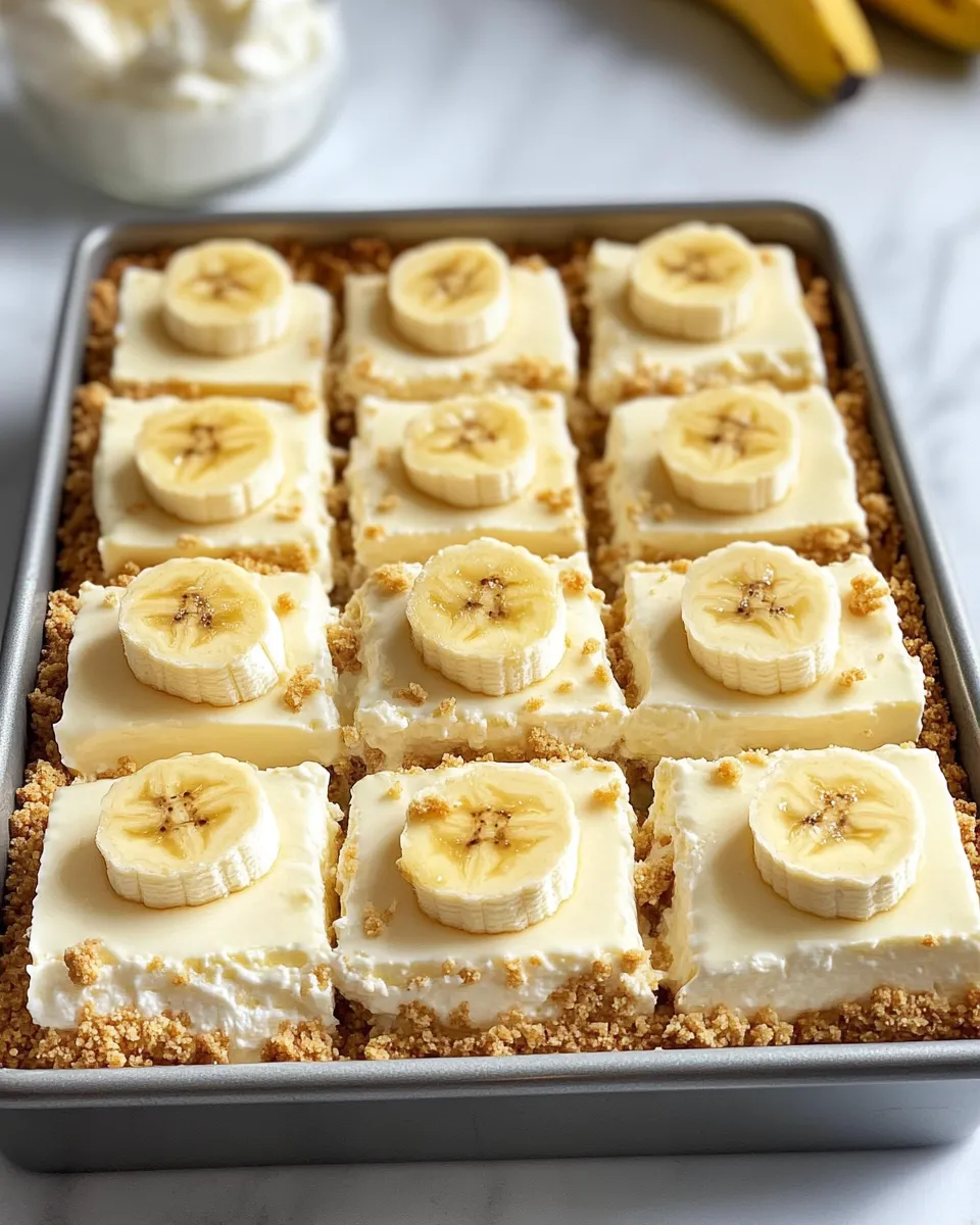 Ingredients for Heavenly Banana Pudding Cheesecake Squares That Will Make You Swoon
