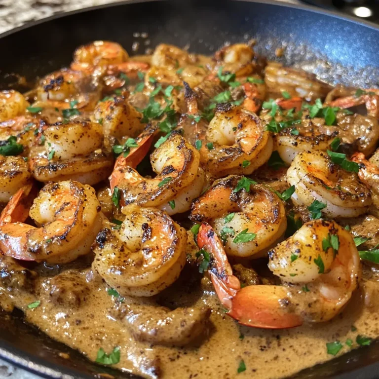Photo of featured for Sizzling Blackened Shrimp Stroganoff: A Flavor Explosion