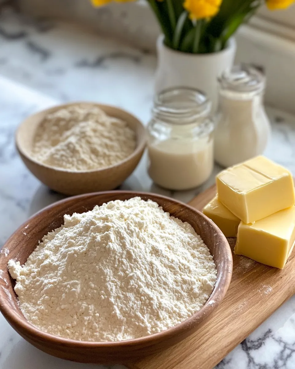 Ingredients for Dive into Deliciousness: The Irresistible Charm of Butter Swim Biscuits