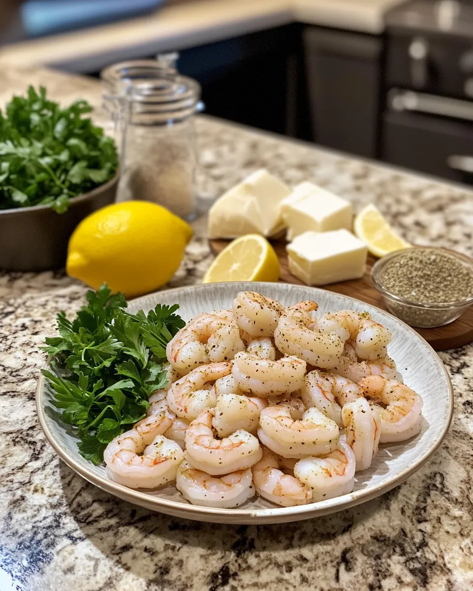 Ingredients for Sizzling Cajun Shrimp: Mouthwatering Garlic Butter Sauce Recipe