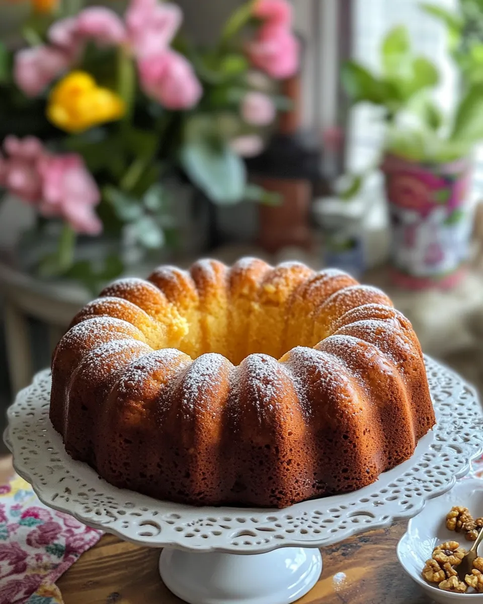 Ingredients for Indulge in Decadent Caribbean-Style Rum Cake