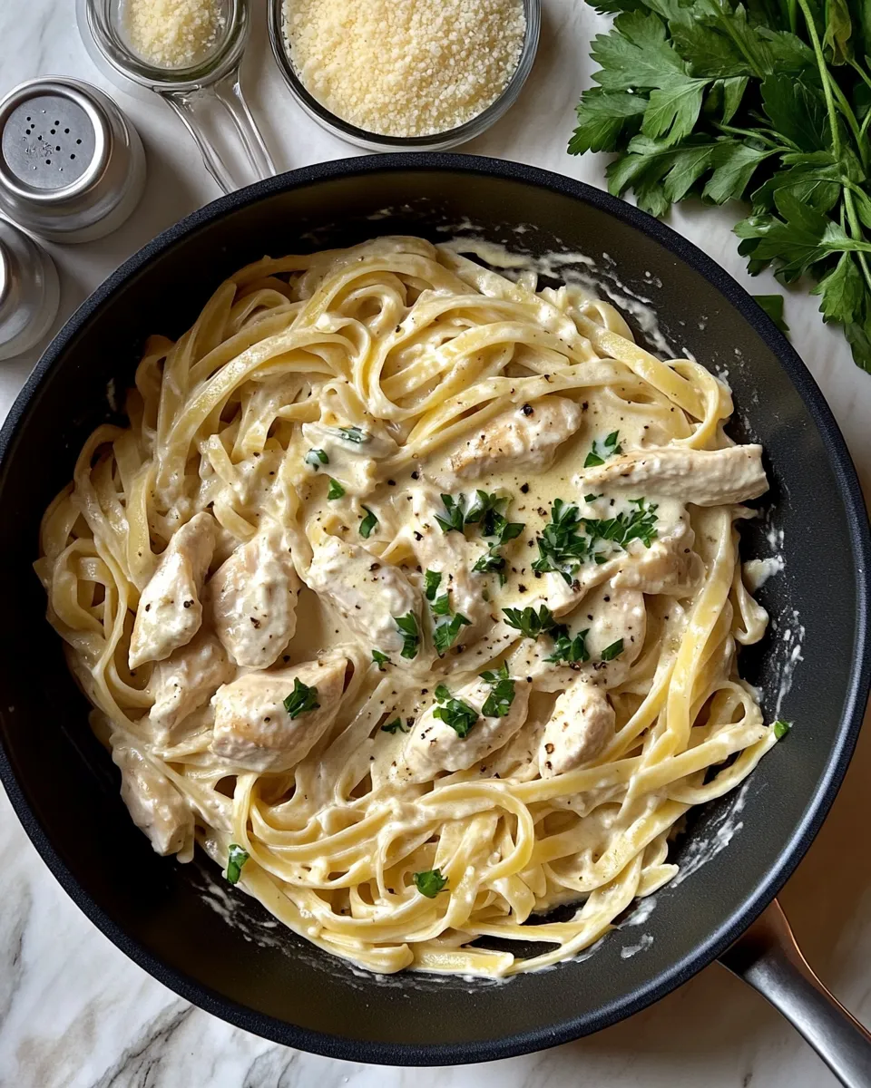 Ingredients for Indulgent Chicken Fettuccine Alfredo: A Decadent Delight