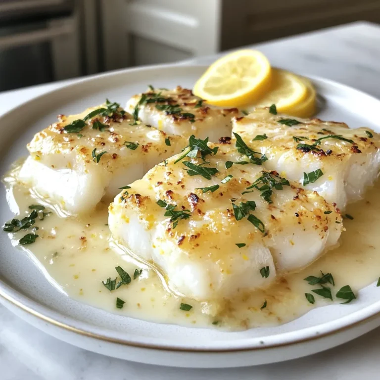 Photo of featured for Creamy Coconut Lemon Cod: A Heavenly Seafood Delight
