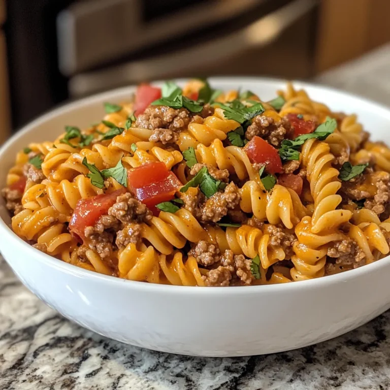 Photo of featured for Deliciously Easy Crockpot Taco Pasta Recipe