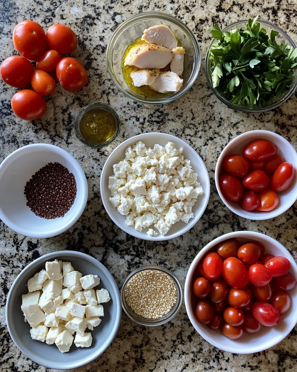 Ingredients for Deliciously Easy Greek Chicken Casserole: A Flavorful Twist on a Classic Dish