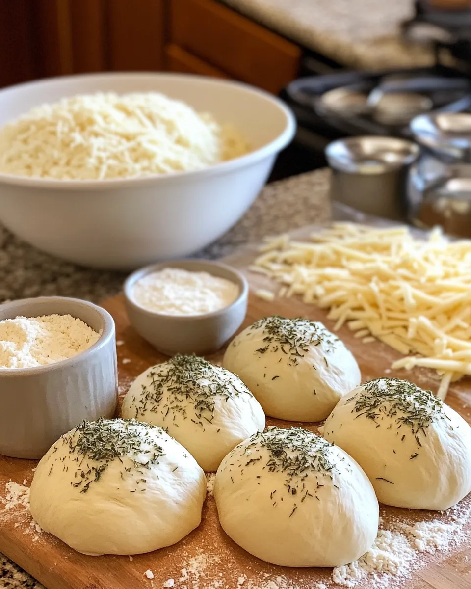 Ingredients for Irresistible Italian Herb and Cheese Bread to Satisfy Your Cravings