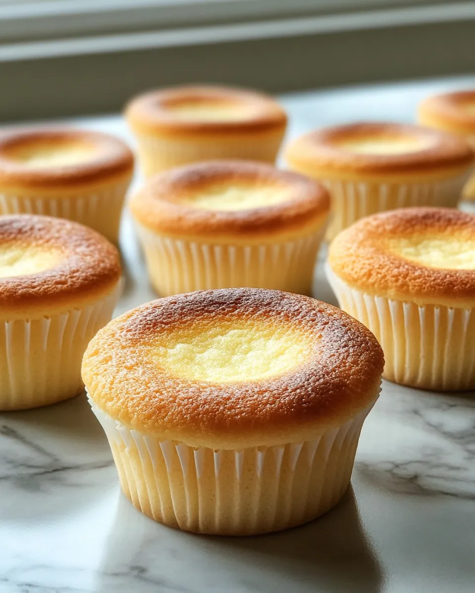 Ingredients for Indulge in Decadent Japanese Cotton Cheesecake Cupcakes