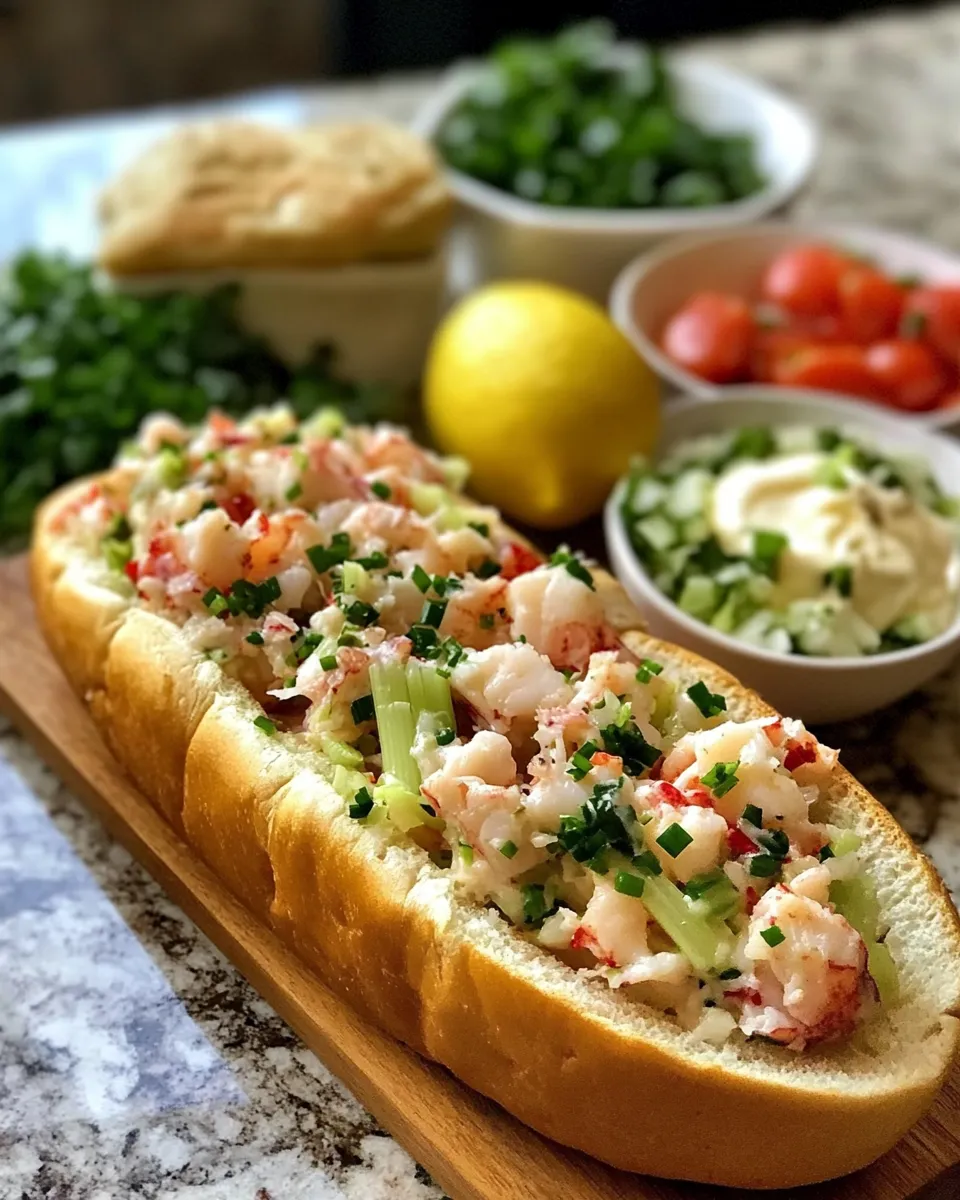 Ingredients for Indulge in Delectable Lobster Rolls: A Sumptuous Seafood Delight