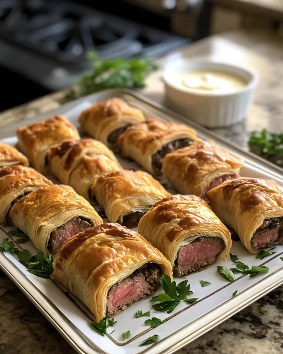Ingredients for Elevate Your Appetizer Game: Mini Beef Wellington with a Zesty Horseradish Twist