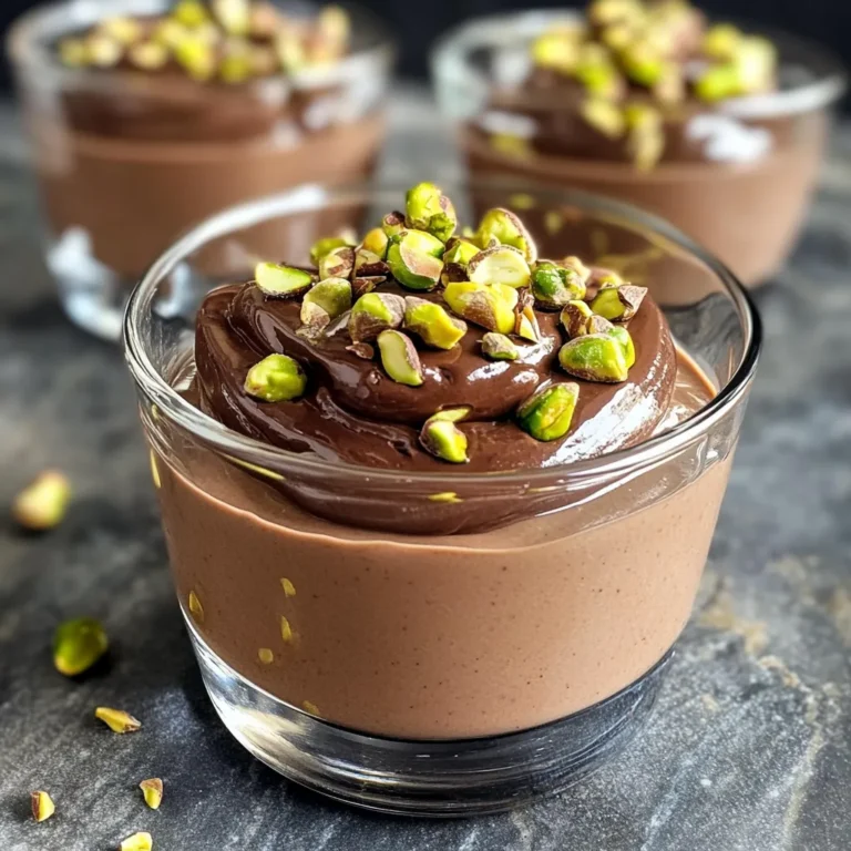 Photo of featured for Indulgent Pistachio Mousse: Decadent Chocolate Ganache Delight