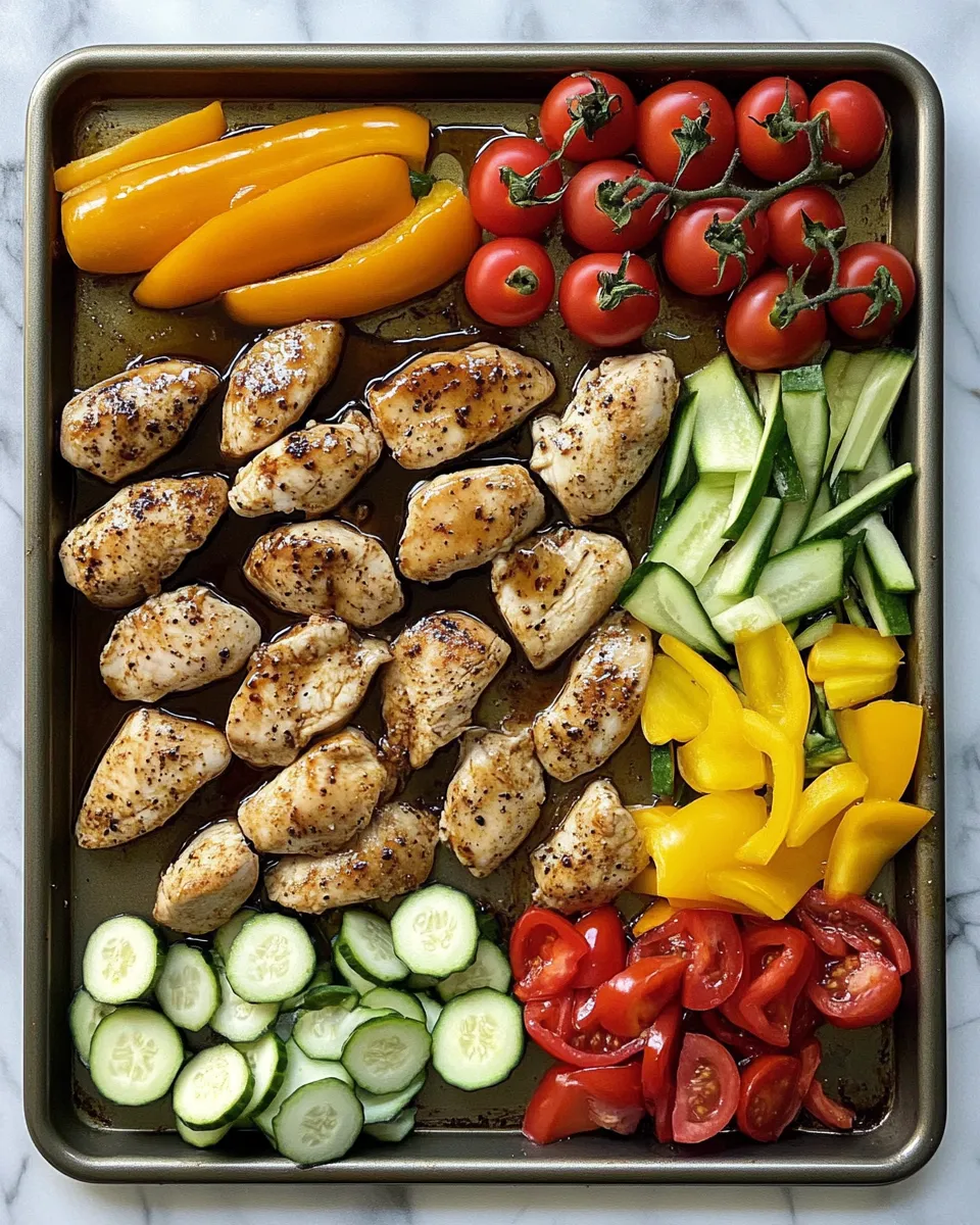 Ingredients for Deliciously Easy Sheet Pan Balsamic Chicken Recipe