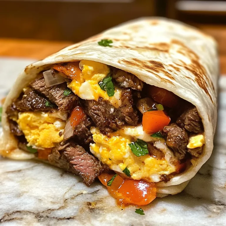 Photo of featured for Sizzle into Your Morning with the Ultimate Steak and Egg Breakfast Burrito