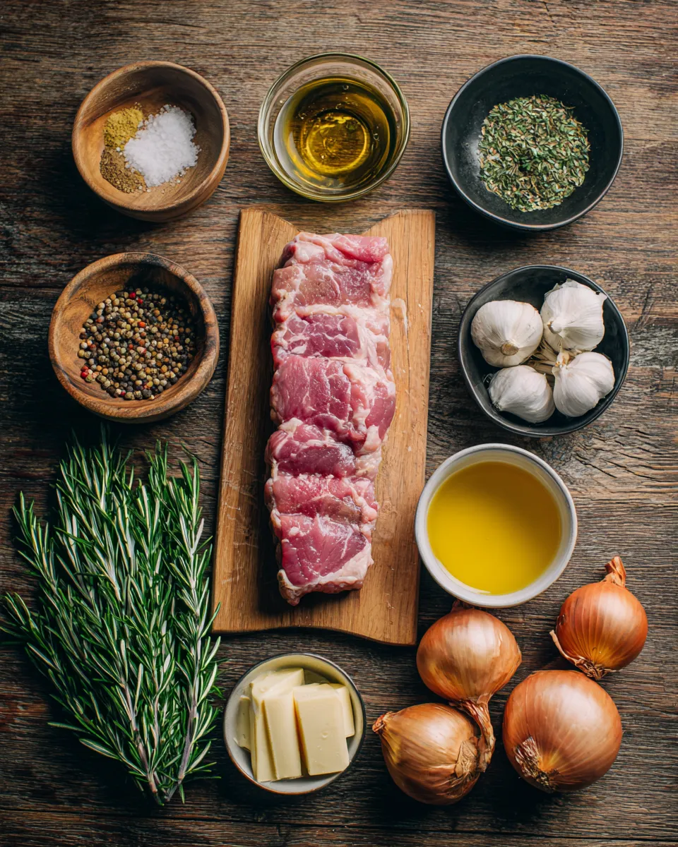 Ingredients for Irresistible Maple Dijon Pork Tenderloin Recipe