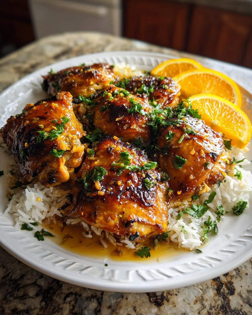 Ingredients for Sizzling Roasted Orange Chicken: A Burst of Citrusy Deliciousness