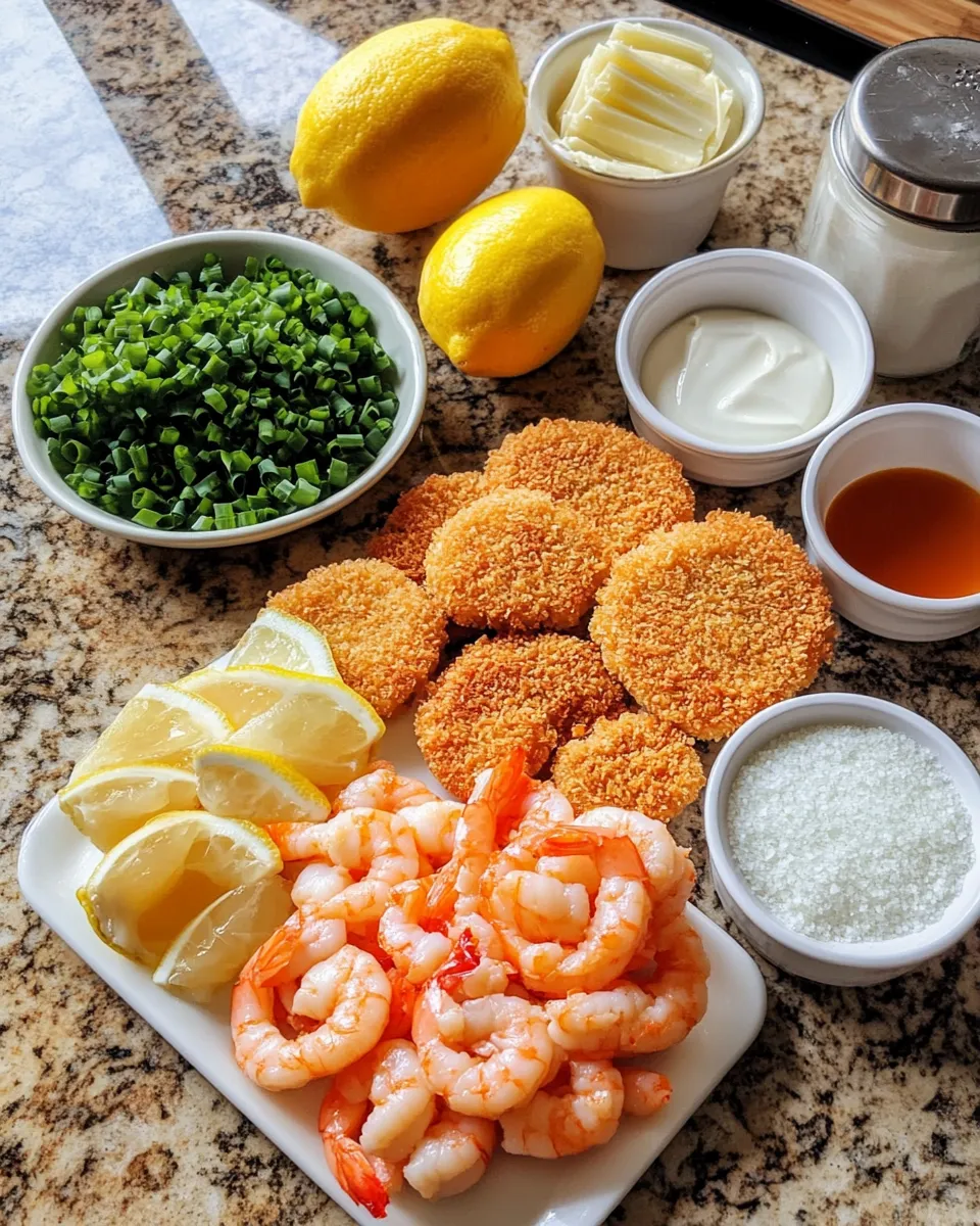 Ingredients for Deliciously Crispy Shrimp Cakes: A Seafood Lover's Dream