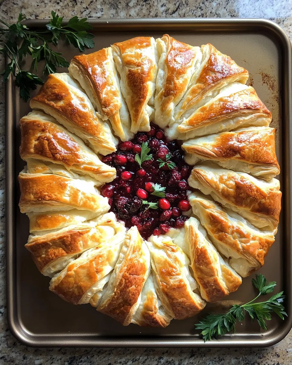 Ingredients for Delicious Turkey and Cranberry Crescent Ring: A Festive Feast