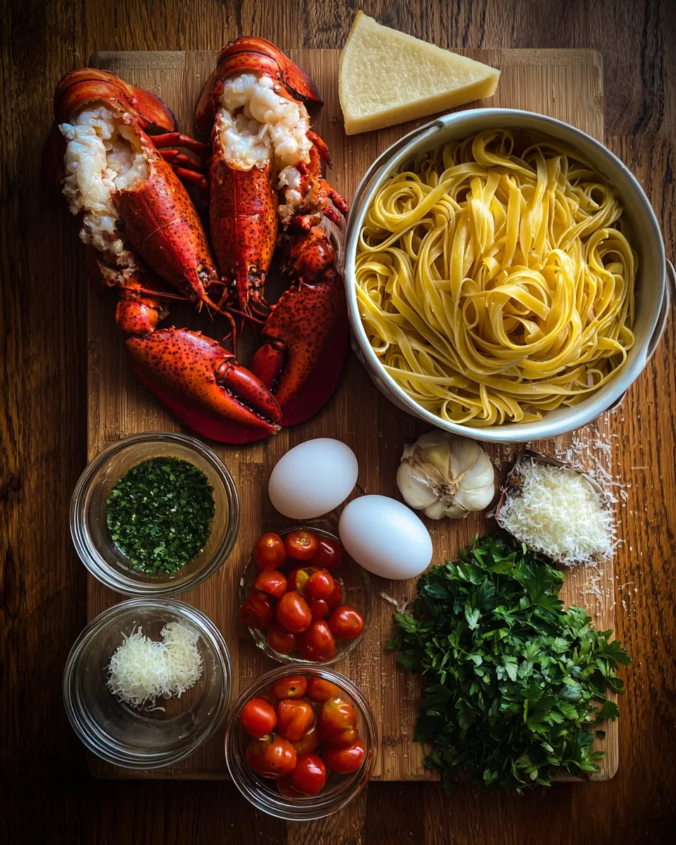 Ingredients for Indulgent Lobster Linguine: A Decadent Delight