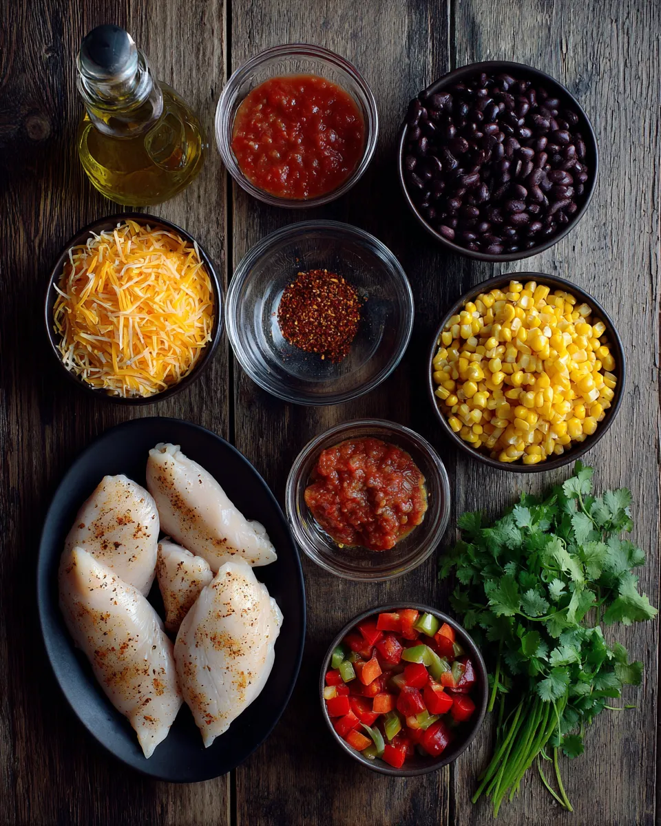 Ingredients for Deliciously Cheesy Mexican Chicken: A Flavor Explosion