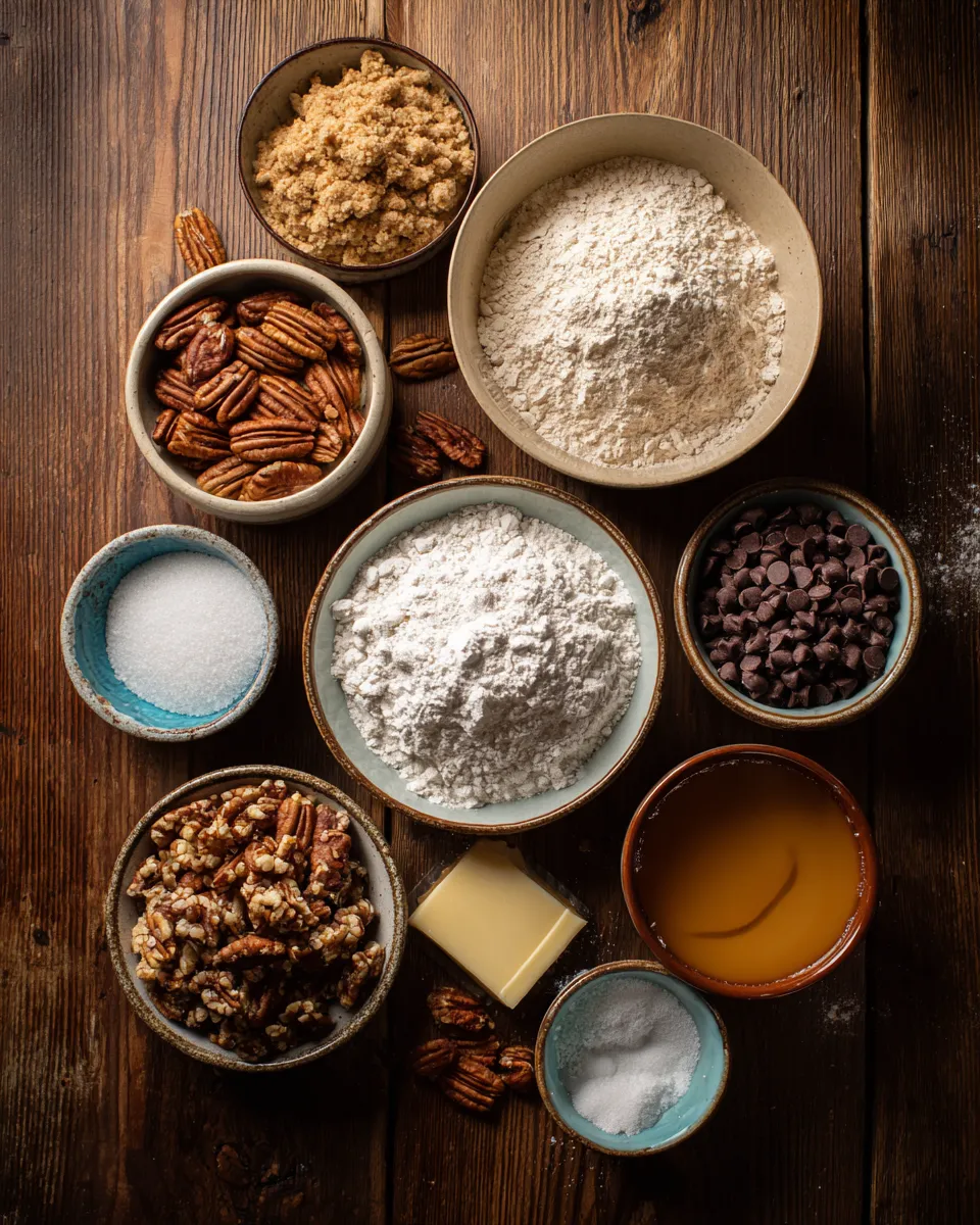 Ingredients for Deliciously Decadent Pioneer Woman Pecan Pie Balls