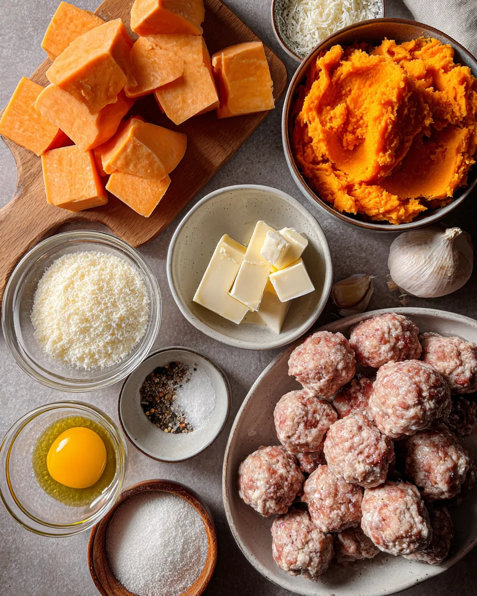 Ingredients for Savory Pork Meatballs: A Sweet and Satisfying Twist