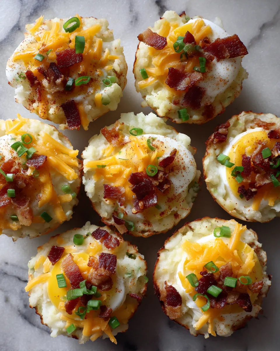 Ingredients for Irresistible Bacon Cheddar Mashed Potato Cups