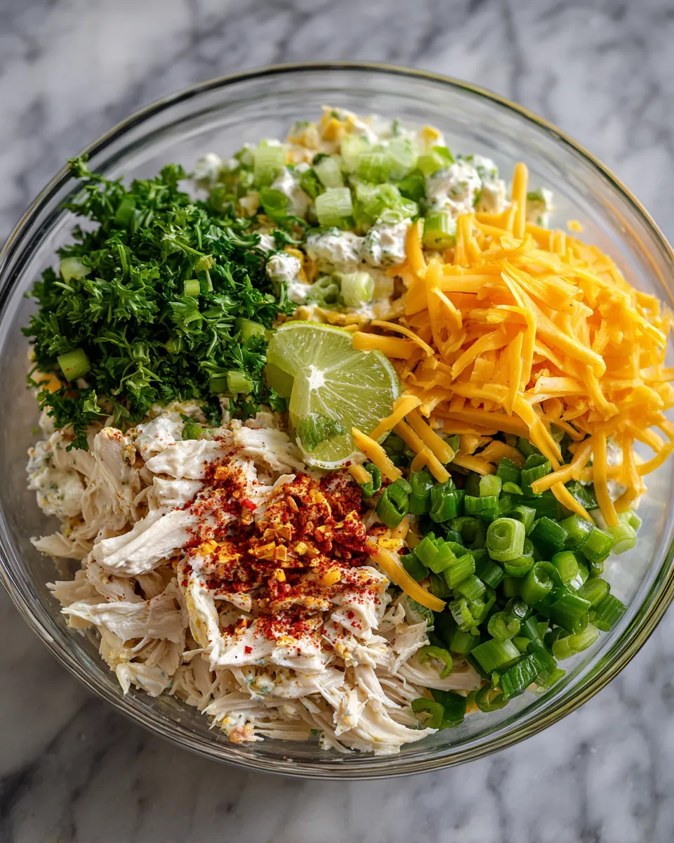 Ingredients for Spicy Jalapeño Popper Chicken Salad: A Flavor Explosion