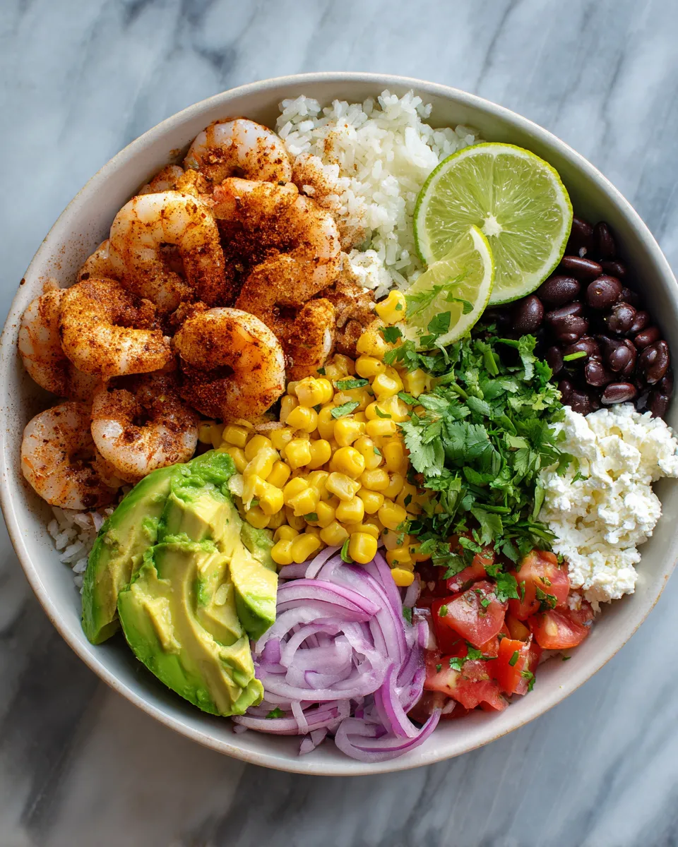 Ingredients for Spicy Chipotle Lime Shrimp Bowls: A Flavor Explosion