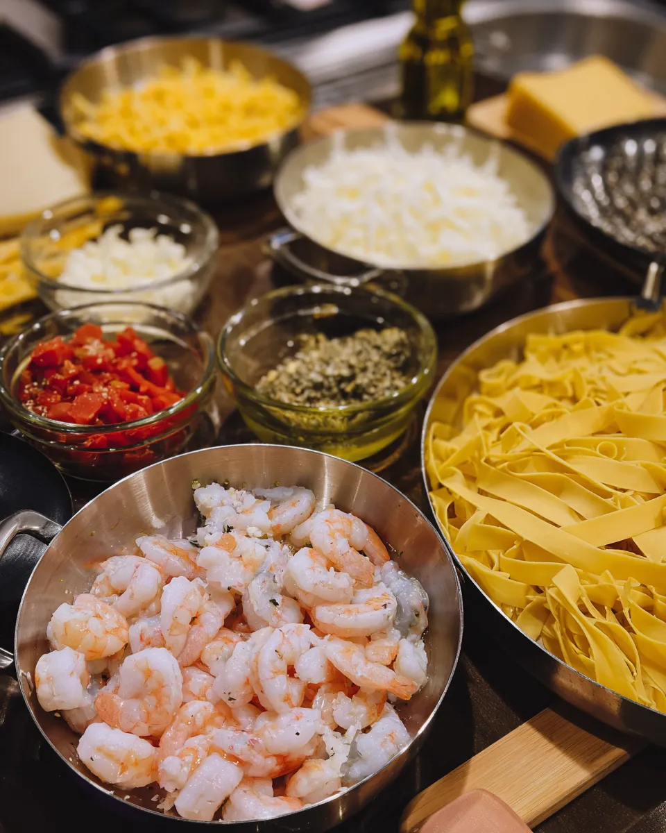 Ingredients for Irresistible Crab and Shrimp Seafood Lasagna: A Decadent Delight