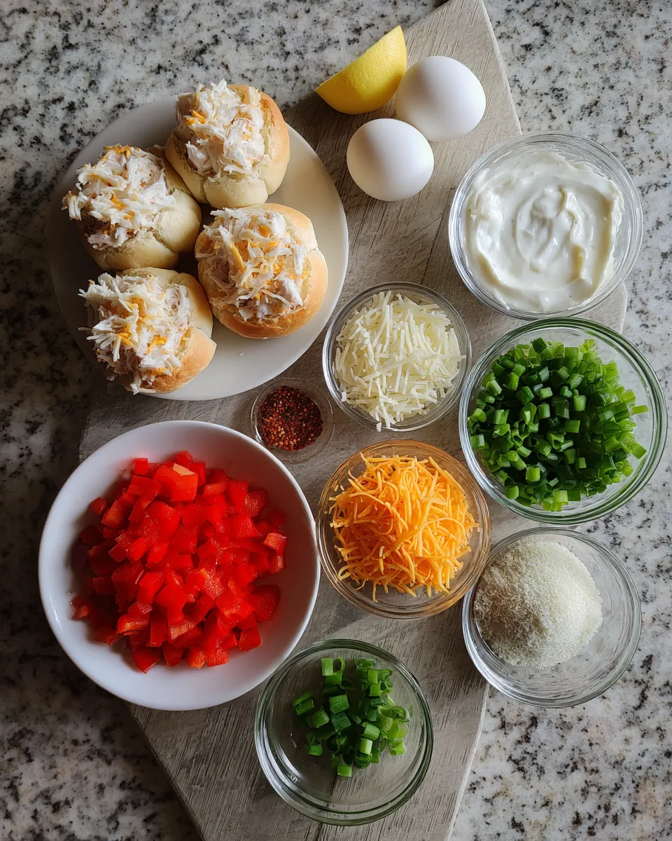 Ingredients for Savory Crab Crescent Bites: A Delightful Appetizer to Impress Your Guests