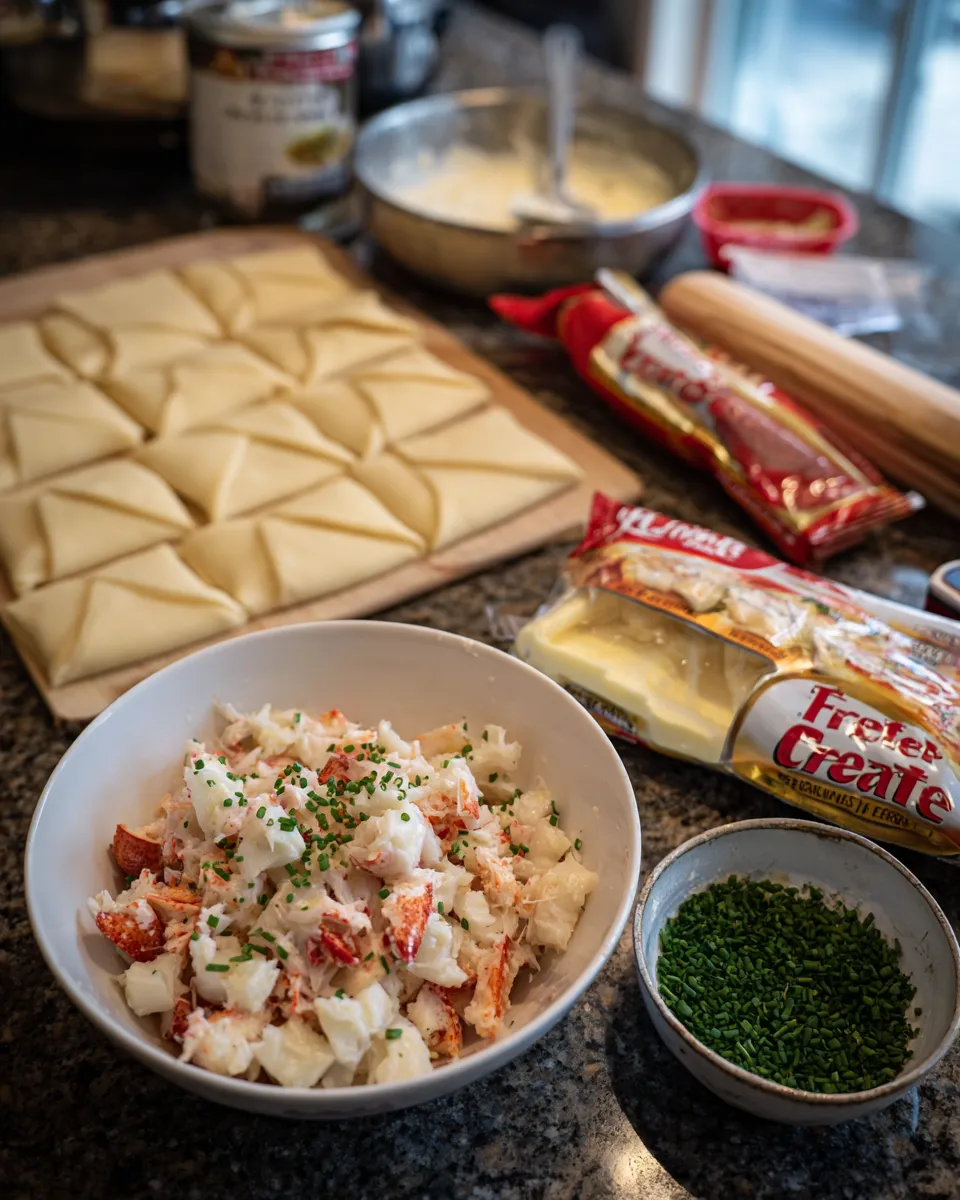 Ingredients for Indulgent Lobster and Brie Crescent Bundles: A Decadent Delight