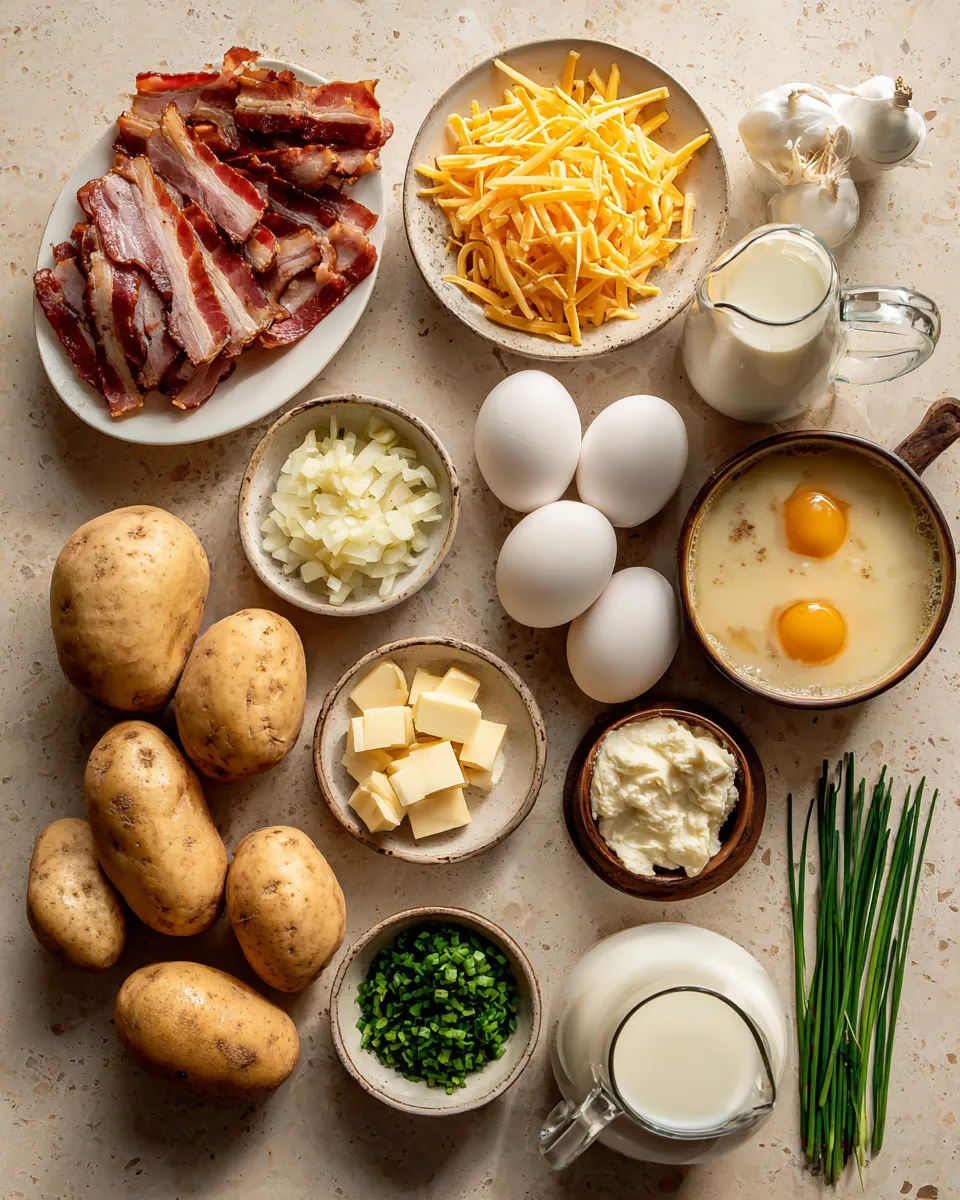 Ingredients for Indulgent Morning-After Bacon Egg Chowder: A Hangover Cure Worth Waking Up For