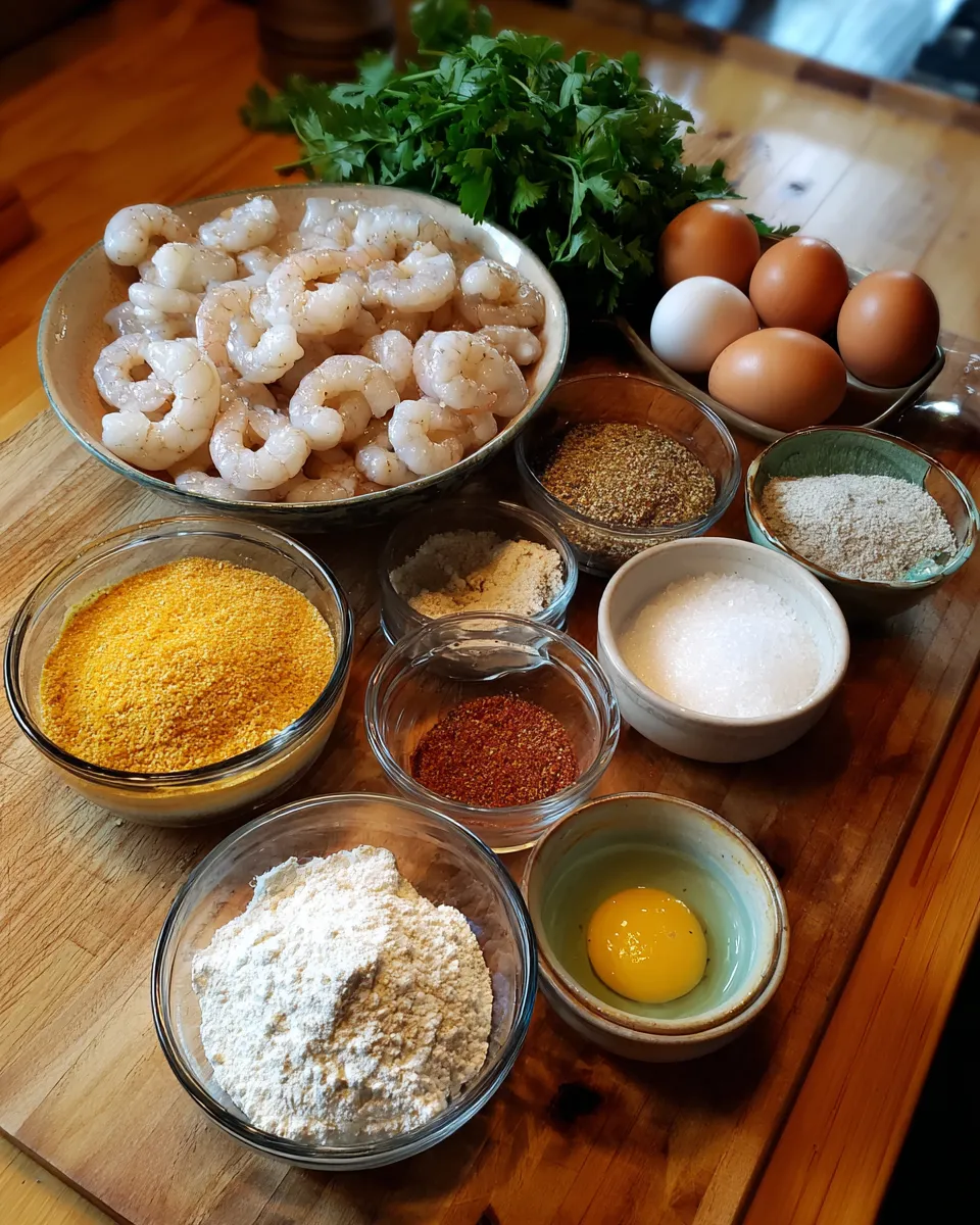 Ingredients for Decadent Shrimp Po' Boy Sandwiches: A Taste of New Orleans