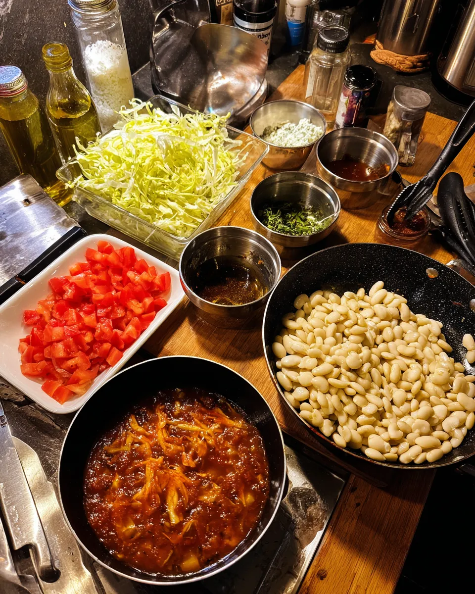 Ingredients for Spicy Buffalo White Bean Tacos: A Fiery Twist on Taco Night