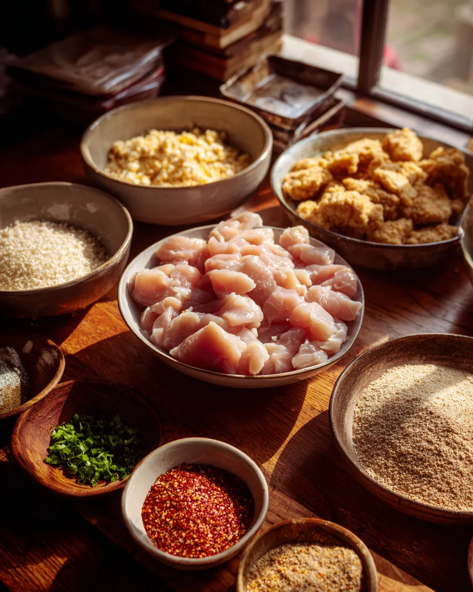 Ingredients for Crunchy Crispy Bang Bang Chicken Bowls: A Flavor Explosion