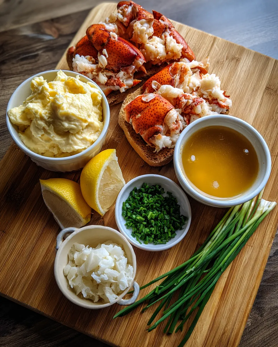 Ingredients for Indulgent Lobster Roll Sliders: A Garlic Aioli Dream