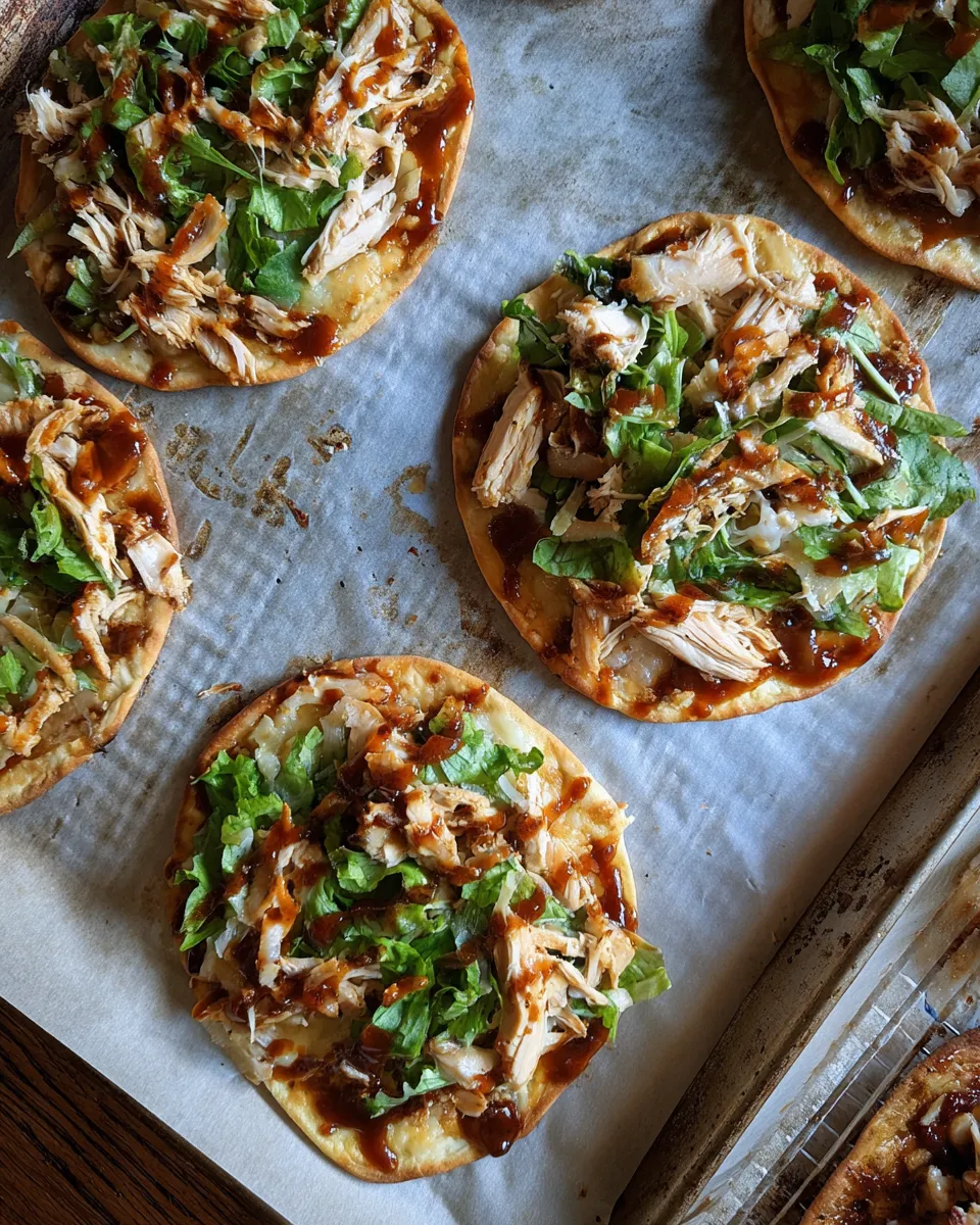 Ingredients for Irresistible Smoky BBQ Chicken Flatbread: A Flavor Explosion