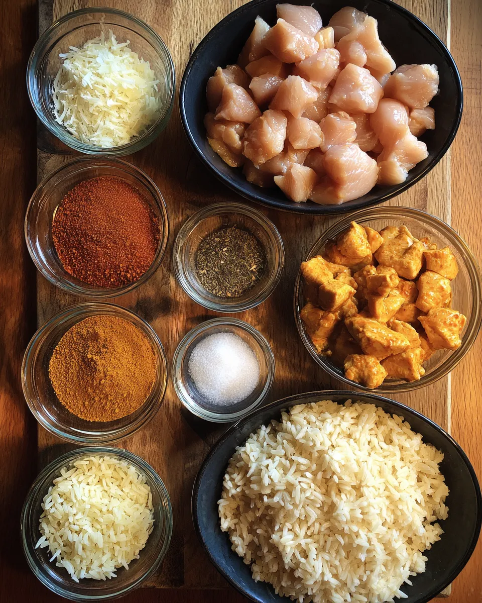 Ingredients for Sizzle Up Your Taste Buds with Southwest Spiced Chicken Rice Bowls