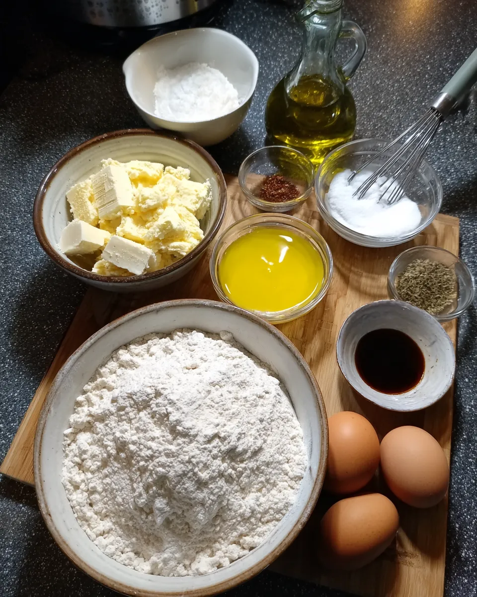 Ingredients for Ultimate Garlic Herb Dutch Oven Bread: Mouthwatering Recipe for Bread Lovers