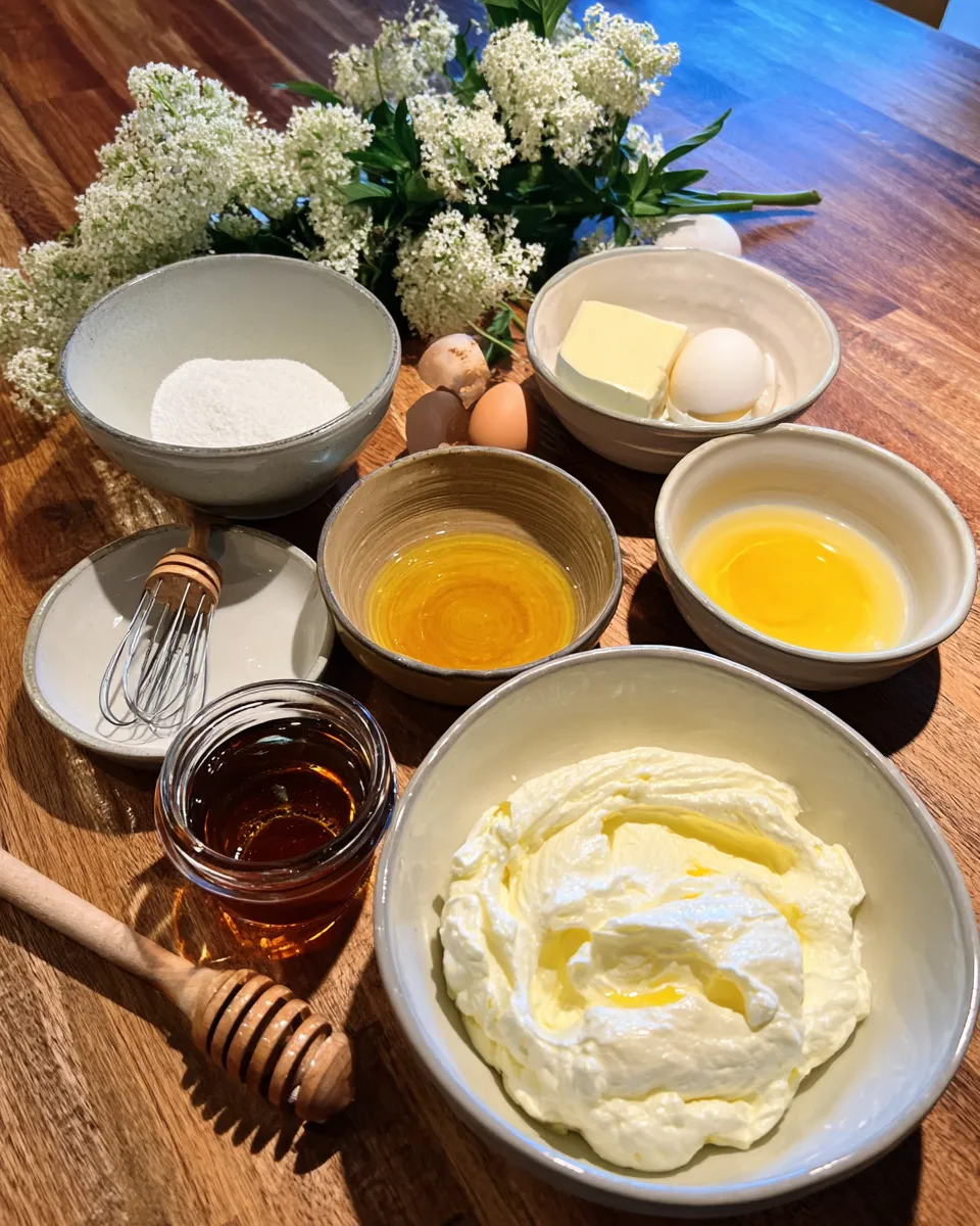 Ingredients for Indulgent Whipped Ricotta Honey Toast: A Decadent Delight