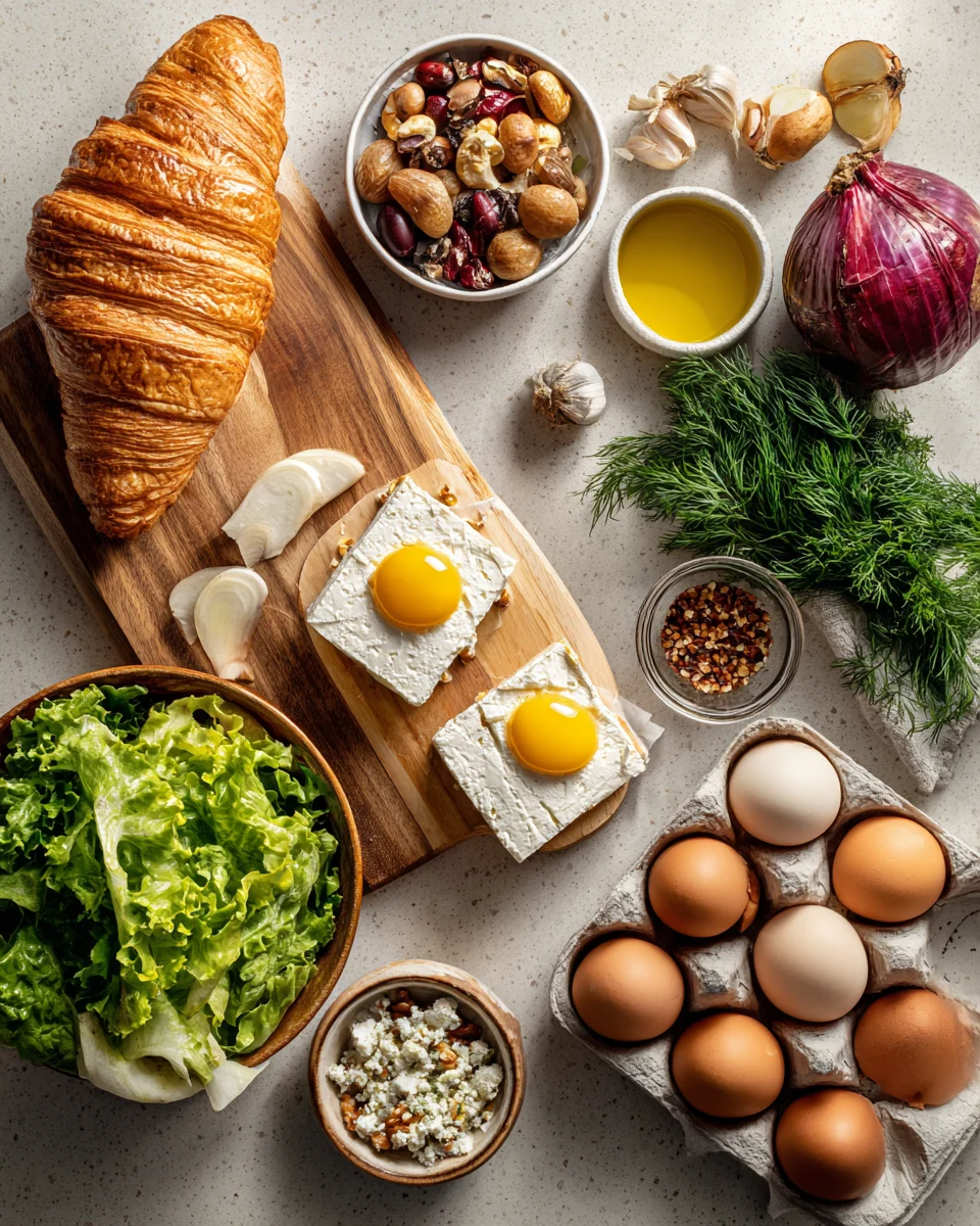 Apple Goat Cheese Croissant Sandwich