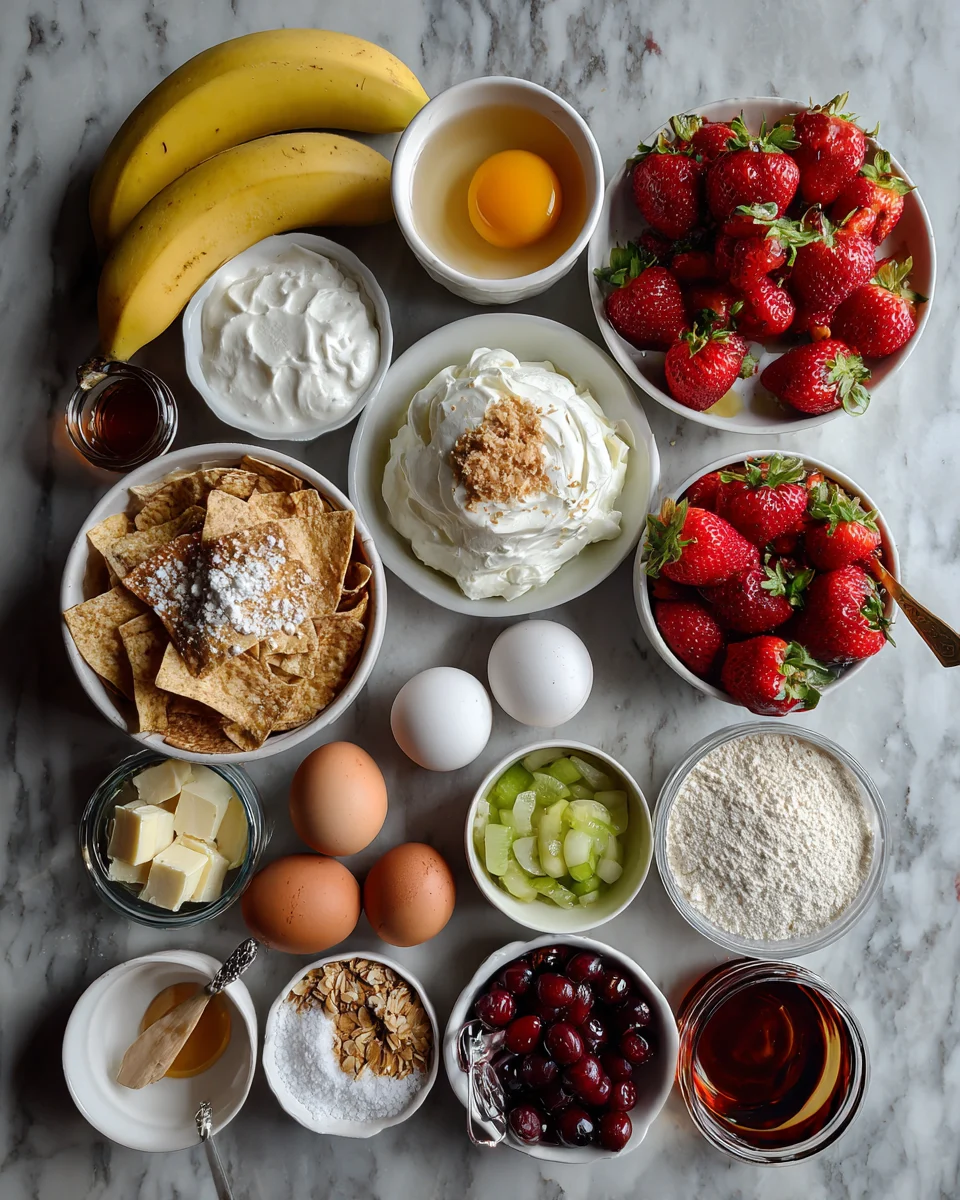 Banana Split Dessert Nachos