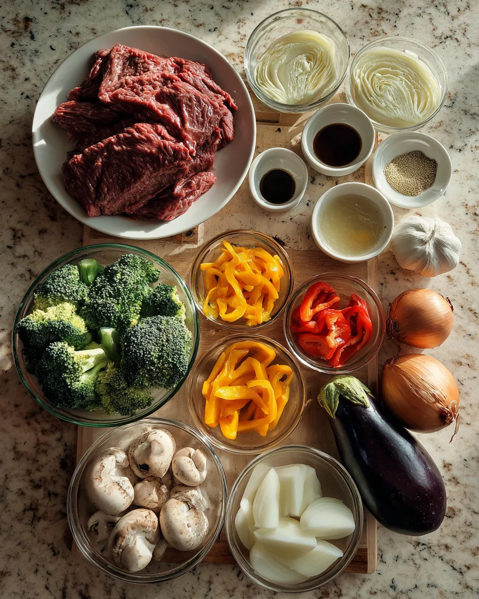 Beef and Eggplant Stir Fry